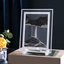 Песочные часы-картина «Аспро», 18×13 см, антистресс, песок чёрный