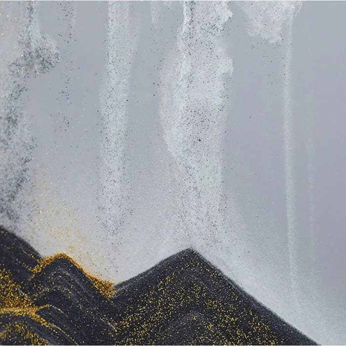 Песочные часы-картина «Аспро», 18×13 см, антистресс, песок чёрный