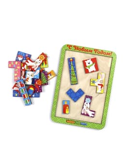 Тетрис WoodLand Toys «С Новым Годом»