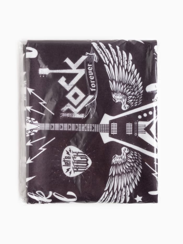 Плед флисовый «Этель» Rock, 75×100 см, флис 160 г/м²
