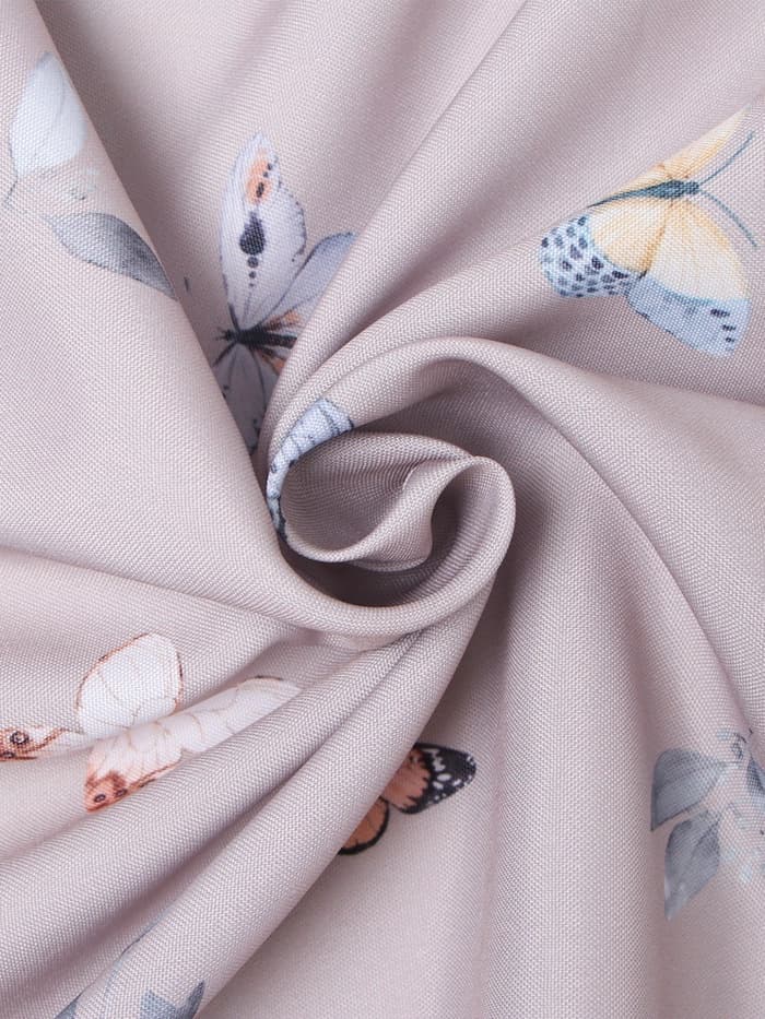 Шторы для кухни с подхватами «Этель» Butterflies, 145×180 см, комплект - 2 шт.