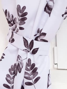 Шторы для кухни с подхватами «Этель» Impression 145×180 см, комплект - 2 шт.