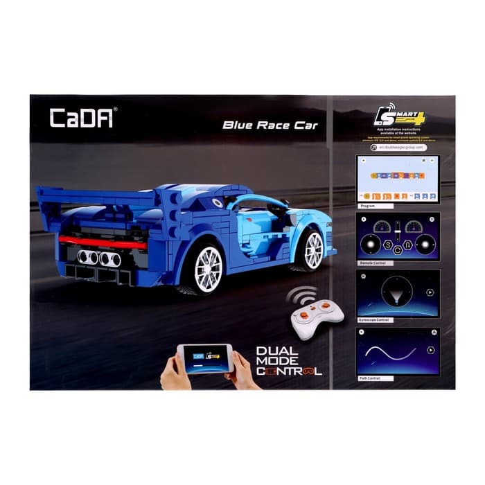 Конструктор CADA радиоуправляемый «Спорткар», 325 деталей, 2 варианта управления