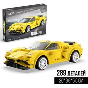 Конструктор CADA радиоуправляемый «Спорткар», 289 деталей, 2 варианта управления