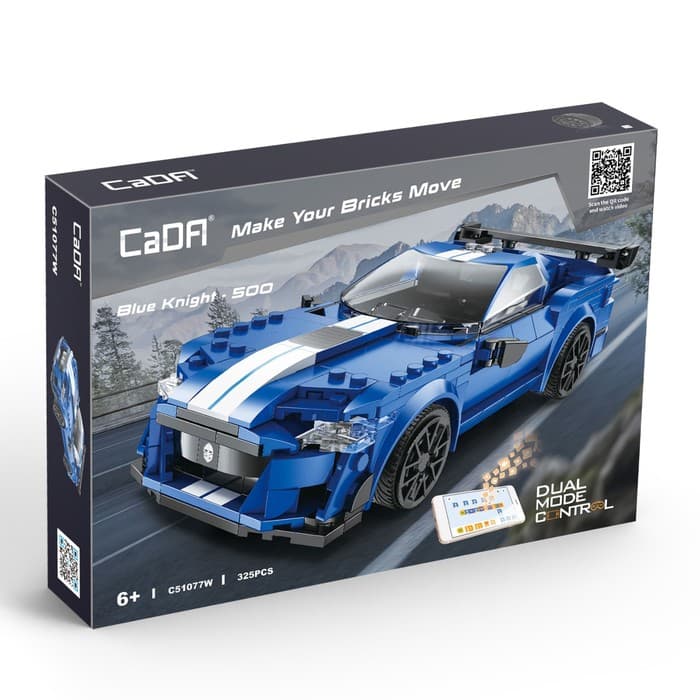 Конструктор CADA радиоуправляемый «Спорткар», 325 деталей, 2 варианта управления