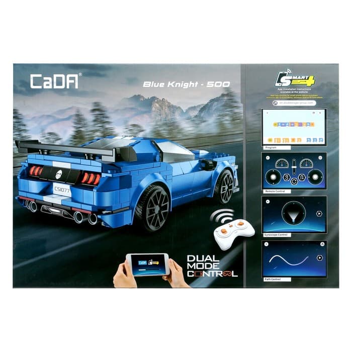 Конструктор CADA радиоуправляемый «Спорткар», 325 деталей, 2 варианта управления