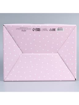 Коробка подарочная сборная, упаковка, «8 марта», 30×23×12 см