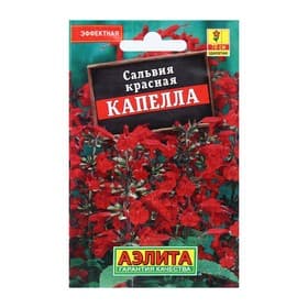 Семена цветов Сальвия красная «Капелла», 0.1 г