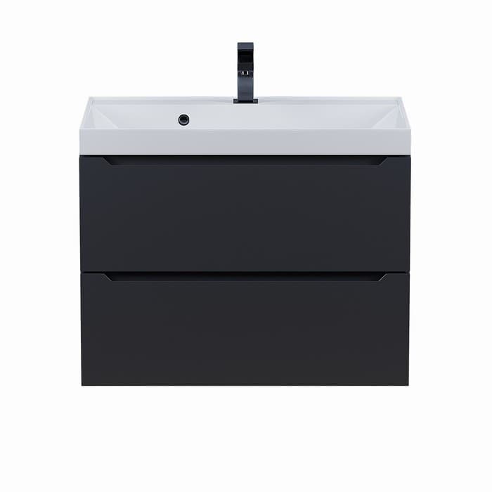 Тумба подвесная Uperwood, под раковину Uperwood Tanos 70, цвет чёрный