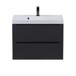Тумба подвесная Uperwood, под раковину Uperwood Tanos 70, цвет чёрный