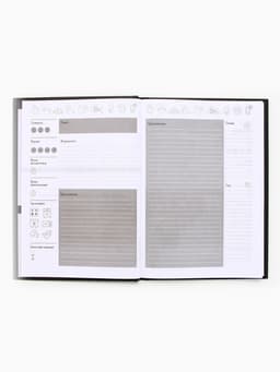 Книга для записи рецептов А5, 80 л. Твердый переплет «Счастье»