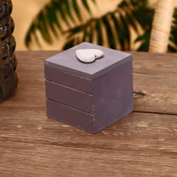 Шкатулка «С любовью», 8.5×8.5×8 см, МДФ