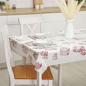 Скатерть на стол «Сладости», рулон 3 шт., без основы, одноразовая, двухсторонняя, 110×180 см