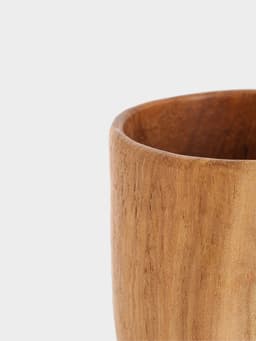 Бокал, 8×8×18 см, тиковое дерево