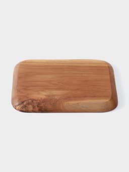 Блюдо, 25×20×2 см, тиковое дерево