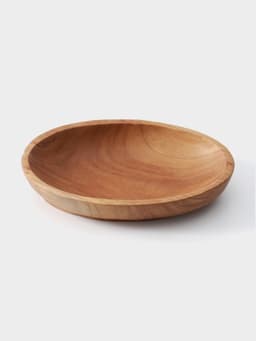 Тарелка, 17×11×3 см, тиковое дерево