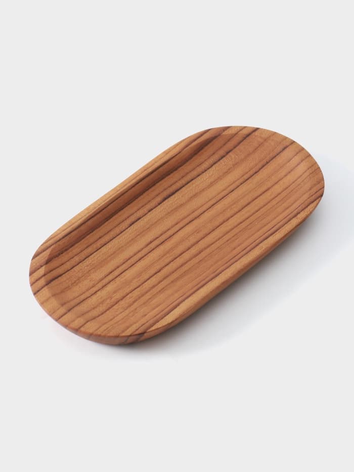 Блюдо, 20×10×2 см, тиковое дерево