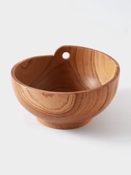 Миска, 15×15×7 см, тиковое дерево