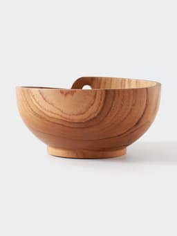 Миска, 15×15×7 см, тиковое дерево