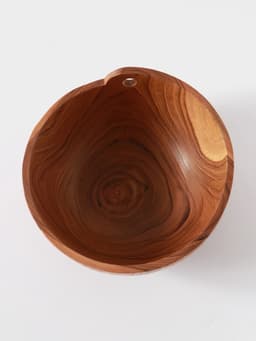 Миска, 15×15×7 см, тиковое дерево