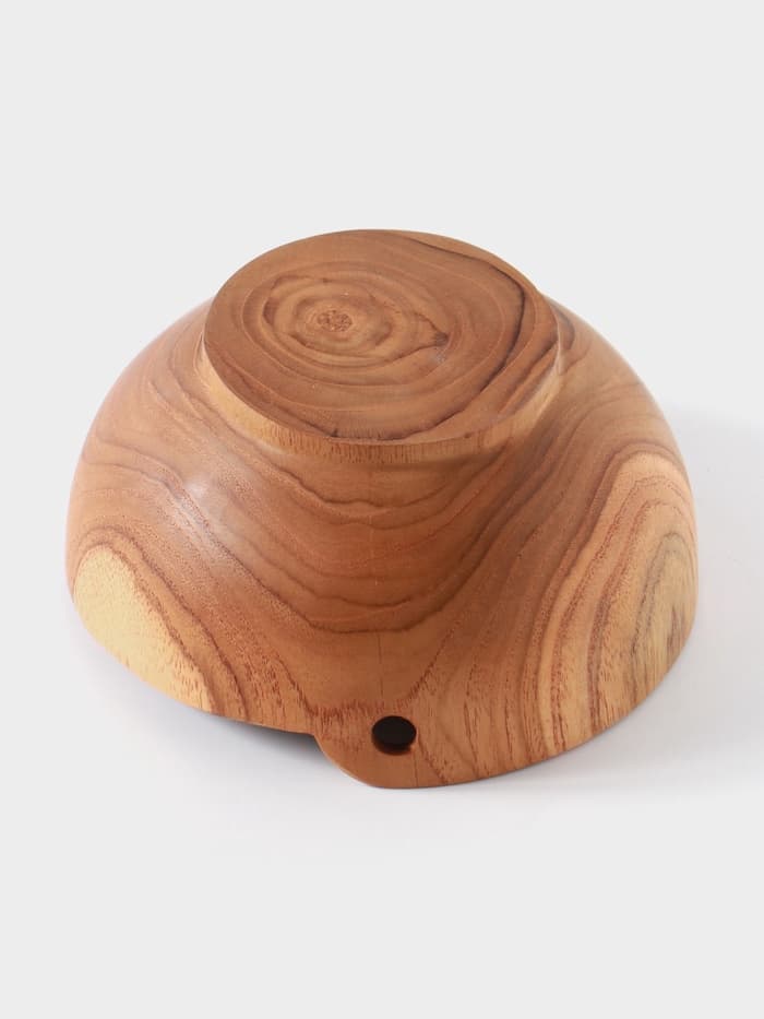 Миска, 15×15×7 см, тиковое дерево