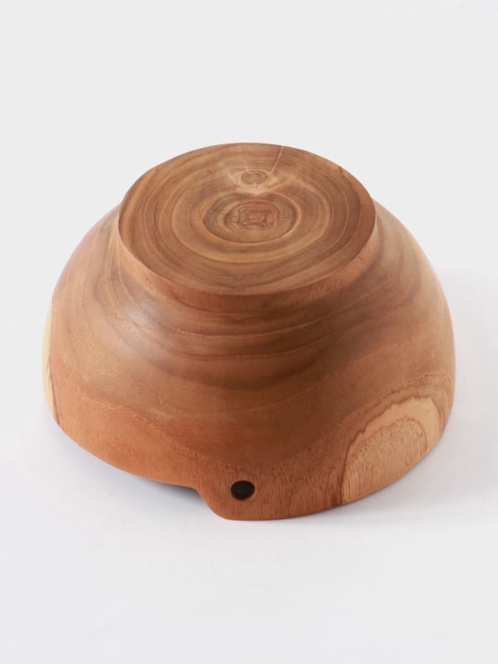 Салатник, 18×18×9 см, тиковое дерево