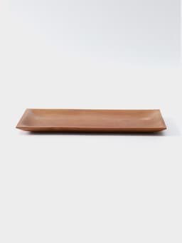 Блюдо, 30×20×2 см, тиковое дерево