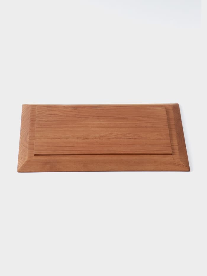 Блюдо, 30×20×2 см, тиковое дерево