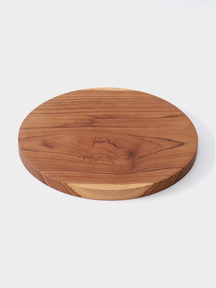 Блюдо, 25×25×2 см, тиковое дерево