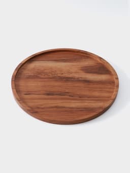 Блюдо, 30×30×2 см, тиковое дерево