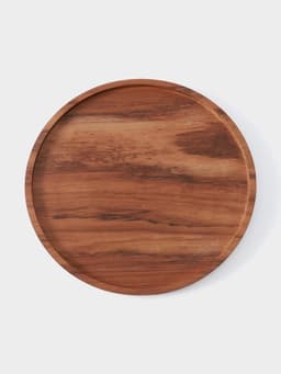 Блюдо, 30×30×2 см, тиковое дерево