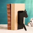 Держатель - подставка для книг «Кот», чёрный, 1 шт.