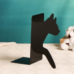 Держатель - подставка для книг «Кот», чёрный, 1 шт.