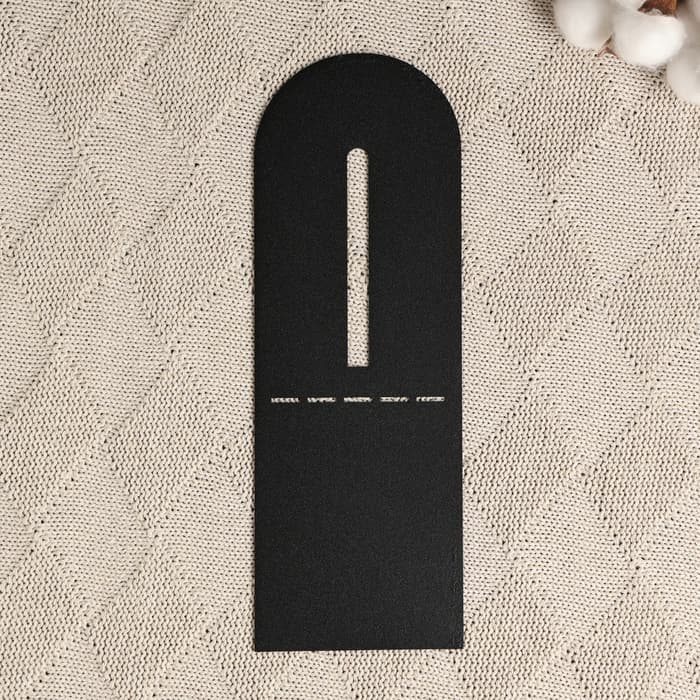 Держатель - подставка для книг «Минимализм», чёрный, 1 шт.