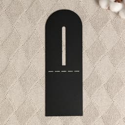 Держатель - подставка для книг «Минимализм», чёрный, 1 шт.