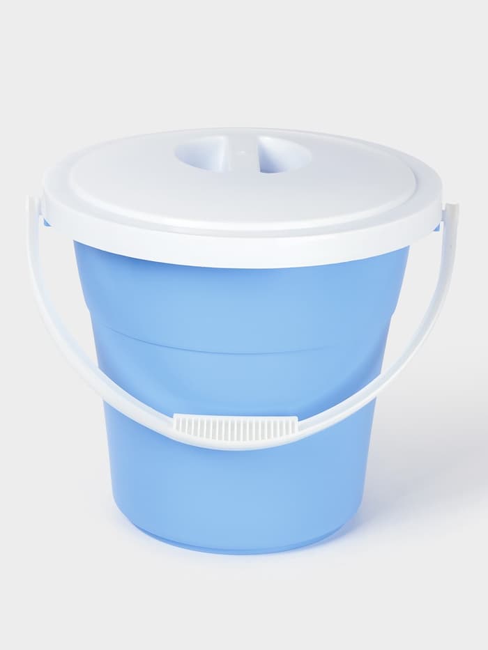 Ведро с крышкой «Евро», 12 л, d=33 см, h=29 см, МИКС