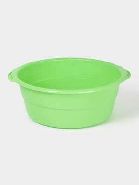 Таз хозяйственный круглый, особо прочный, 14 л, пластик, МИКС