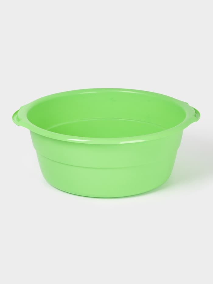 Таз хозяйственный круглый, особо прочный, 14 л, пластик, МИКС