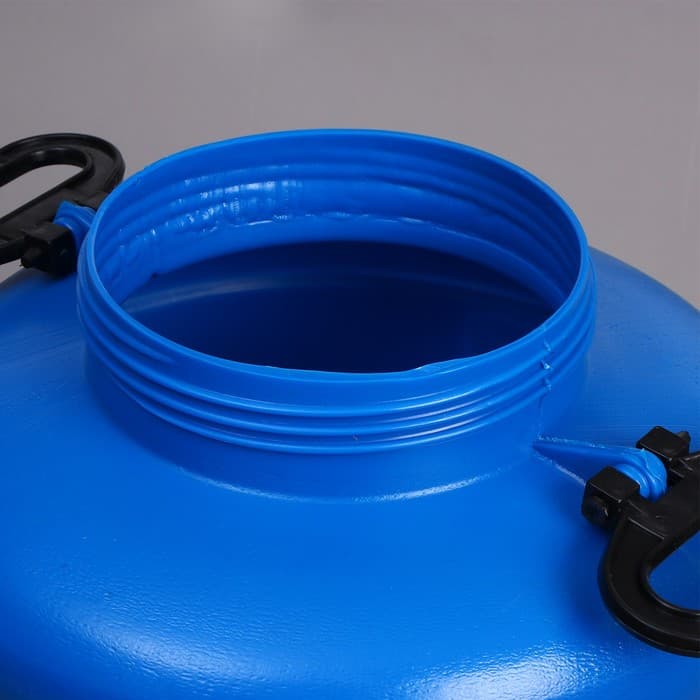 Фляга пищевая, 50 л, горловина 18.5 см, пластиковая, синяя