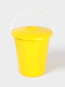 Ведро с крышкой «Евро», 8 л, d=26 см, h=25.2 см, МИКС