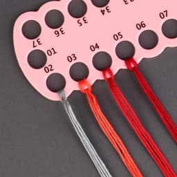 Органайзер для ниток мулине на 37 цветов, 30×6 см, МИКС