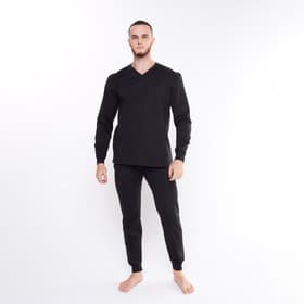 Термобельё мужское НАЧЁС (лонгслив/кальсоны), размер 50, чёрное