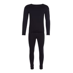 Термобельё мужское НАЧЁС (лонгслив/кальсоны), размер 50, чёрное