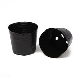 Пакет для рассады, 500 мл, d=10 см, h=10 см, полиэтилен, толщина 50 мкм, чёрный, Greengo