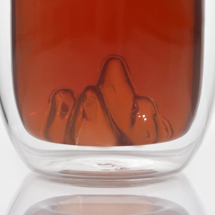 Стакан Magistro «Горы», 350 мл, 6.5×15 см, с двойными стенками, стекло, прозрачный