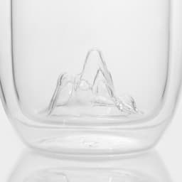 Стакан Magistro «Горы», 350 мл, 6.5×15 см, с двойными стенками, стекло, прозрачный
