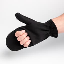 Варежки мужские с откидным верхом, НАЧЁС, чёрные