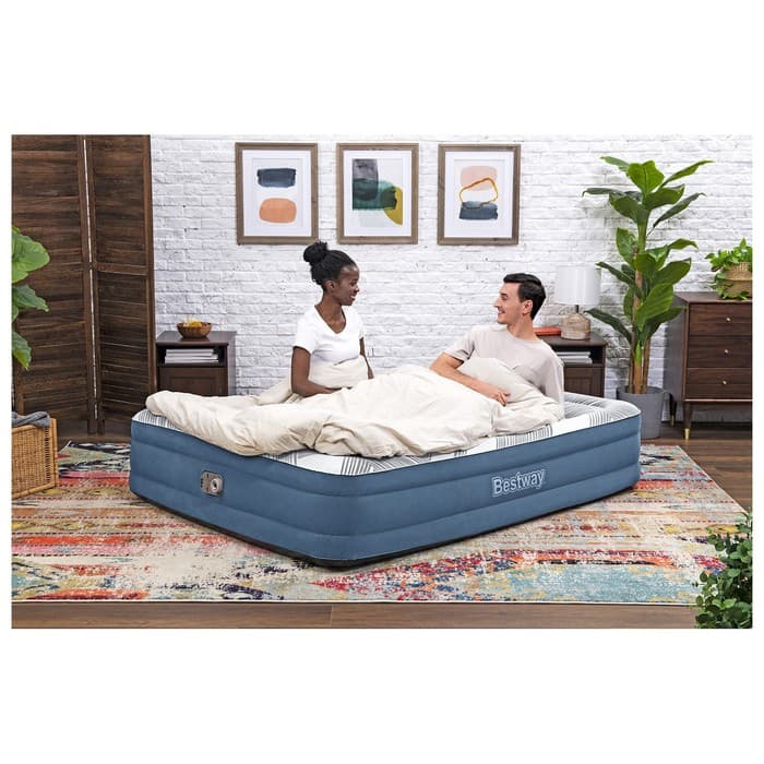 Кровать надувная Queen, 203×152×36 см, со встроенным электронасосом, 6712Y Bestway
