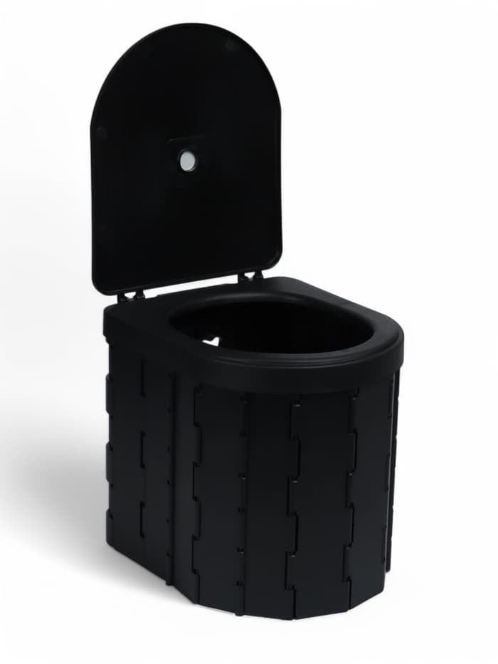 Туалет складной туристический Maclay, в комплекте 15 мешков, 12 пакетов абсорбента