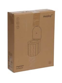 Туалет складной туристический Maclay, в комплекте 15 мешков, 12 пакетов абсорбента